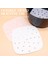 100 Adet 23CM C Tarzı Yuvarlak Bambu Buharlı Tabaka Kağıdı Hava Fritözü Buharlı Tabakalar Delikli Ahşap Hamuru Kağıtlar Ptfe Yapışmaz Buharlı Mat Mantı Pişirme Matı (Yurt Dışından) 5
