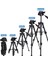 Zomei Q100 Tam Profesyonel Tripod Kaliteli Alüminyum Taşınabilir Tripod Masaüstü Telefon/tablet Projeksiyon Tripodu Telefon Tutucu ve Bluetooth Kumanda ile Birlikte 2