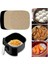 Bordo Tarzı Hava Fritözü Parchment Kağıdı Kare Fırın Aksesuarları Yuvarlak Yağ Emme Mutfak Hava Fritözü Kağıdı (Yurt Dışından) 5