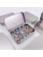 Boş Metal Aksesuar Teneke Kutu Gri 9.5X6X2 cm 3'lü Set 4