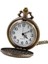 Keyfim Shop Retro Tasarımlı Quartz Tren Kabartmalı Zincirli Köstekli Cep Saati 4