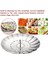 23 cm Stilini Genişlet Katlanabilir Tabak Buhar Paslanmaz Çelik Gıda Buharlı Sebze Pişirici Buhar Sepeti Ağ Yemek Pişirici Steamer Genişletilebilir Pannen Mutfak Aracı (Yurt Dışından) 3