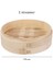 25CM 1 Adet Vapur Stili Buharlı Bambu Pişirme Sepeti Mantyshnica Dumpling Dim Sum Balık Pilav Sebze Atıştırmalık Seti Mutfak Pişirme Araçları Kapaklı Buhar Tenceresi (Yurt Dışından) 1
