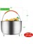 6qt Stili 304 Paslanmaz Çelik Pirinç Pişirme Buhar Sepeti Quart Basınç Tencere Anti-Yakma Buharlı Makarna Çok (Yurt Dışından) 1