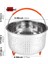 6000ML Tarzı Paslanmaz Çelik Buhar Tenceresi Aksesuarları ile Silikonlu Sebze Sepeti - Instant Pot Mutfak Süzgeci (Yurt Dışından) 1
