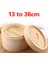 18CM 2 Katlı 1 Kapak Stili Bambu Buharlı Balık Pilav Sebze Atıştırma Sepeti Seti Mutfak Pişirme Araçları Kafes Veya Kafes Kapağı Pişirme Tenceresi Pişirme (Yurt Dışından) 3