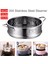 18CM Tarzı Çift Kulplu Çorba Tenceresi ve Süt Tenceresi Için Kalın Gıda Buhar Rafı Paslanmaz Çelik Buharlı Pişirici Mutfak Araçları (Yurt Dışından) 1