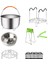 3qt Stili Paslanmaz Çelik Mutfak Buhar Sepeti Anti- Steamer Basınç Tencere Çok Fonksiyonlu Meyve Temizleme Sepeti Cookeo Aksesuarları (Yurt Dışından) 4