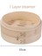 15CM 1 Steamer Stili Buhar Tavası Kapaklı Bambu Buhar Sepeti Seti Pişirme Mutfak Araçları Atıştırmalık Dim Sum Buharlı Balık Pirinç Sebze Yumurta (Yurt Dışından) 1