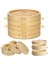 20CM Takım Stili Çin Mantısı Bambu Buharlı Pişirici Kapaklı Dimsum Saplı Mutfak Aracı Aksesuarı Buharlı Pişirici (Yurt Dışından) 2