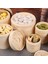 30CM 1 Buharlı Stil Bambu Buharlı Pişirici Örgü Sepet Mutfak Araçları Dumpling Yumurta Atıştırmalık Pirinç Balık Sebze Için Kapaklı Set (Yurt Dışından) 3