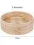 20CM 1 Buharlı Pişirici Stili Bambu Buharlı Pişirici Buharlı Sepet Kapak Seti Pişirme Mutfak Araçları Balık Sebze Pilav Yumurta Atıştırmalık Buharda Pişmiş Hamur Işi (Yurt Dışından) 1