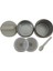 Bento Yuvarlak 2 Katlı Lunch Box Yemek Termosu Bej 1200 ml 2
