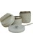 Bento Yuvarlak 2 Katlı Lunch Box Yemek Termosu Bej 1200 ml 3