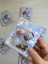 Mavi Renk 2+1 Washi Bant ve Kesim Aparatlı Mini Set/ Washi Tape / Bullet Journal 1