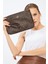 Kadın Basic Clutch Çanta Monogram Desenli Kahverengi 214002 3