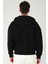 Basic Erkek Oversize Fit Kapüşonlu ve Fermuarlı Üst 4
