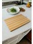 Bambu Kesme Tahtası Antibakteriel Yıkanabilir Doğrama Tahtası Dikdörtgen 24 * 34 CM Büyük Boy 3