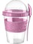 - Go Hazneli Yoğurt Kabı 600 ml (Pembe) 1