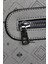 Kadın Basic Clutch Çanta Monogram Desen Gümüş Siyah (4034G) 214031 8