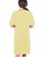 Ny Güvercin Açık Sarı V Yaka Yarım Kol Diz Boy Ev Elbisesi Gecelik 3