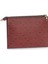 Kadın Basic Clutch Çanta Monogram Desen Bordo Siyah (4034B) 214031 7