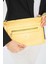 Kadın Basic Clutch Çanta Kroko Timsah Desen Sarı (4034S) 214031 3