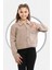 % 100 Pamuk-Denim-Serpme Taşlı-Kapaklı Cep-Düğmeli-Kız Çocuk Ceketi 2