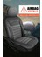 Hyundai Sonica Uyumlu 5 Koltuk Tam Set Oto Koltuk Kılıfı Terletme Yapmaz Gri 3