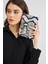 Kadın Basic Clutch Çanta Zebra Desenli Siyah Beyaz (4031-Z) 214030 1