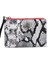 Kadın Basic Clutch Çanta Zebra Desenli Siyah Beyaz (4031-Z) 214030 3