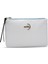 Kadın Basic Clutch Çanta Kroko Timsah Desen Beyaz (4031-BB) 214030 4