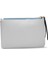 Kadın Basic Clutch Çanta Kroko Timsah Desen Beyaz (4031-BB) 214030 5