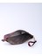 Kadın Basic Clutch Çanta Monogram Desenli Şeritli Bordo Siyah (4006B) 214012 5