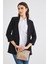 Kadın Basic Clutch Çanta Monogram Desenli Logolu Altın Siyah (4010A) 214009 2