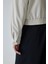 Krem Cooper Crop Bomber Ceket 4