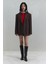 Kahverengi Gina Kaşe Blazer Ceket 5