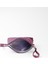 Kadın Basic Clutch Çanta Monogram Desenli Logolu Bordo Siyah (4010B) 214009 5