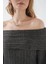 15920 Madonna Yaka Oversize Triko Elbise - Antrasit 5