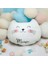 Sevimli Kedi Yastık & Meow Baskılı Dekoratif Polar Kumaş Yumuşak Hediyelik Kedi Yastık Peluş Oyuncak 2