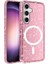 Samsung Galaxy S25 Plus Kılıf Allstar Simli Wireless Şarj Özellikli 1