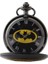 Dc Batman Piano Black Parlak Siyah Köstekli Zincirli Quartz Cep Saati 2