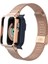 Xiaomi Redmi Watch (Mi Watch Lite) Uyumlu Krd-59 Metal Kordon Zore - Siyah 5