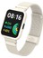 Xiaomi Redmi Watch 2 Lite Uyumlu Krd-66 Metal Kordon Zore - Krem 1