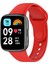 Xiaomi Redmi Watch 3 Active Uyumlu Klasik Kordon Zore - Kırmızı 1