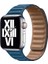 ​​​watch 44MM Uyumlu Krd-34 Deri Kordon Zore - Koyu Yeşil 2