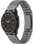 Galaxy Watch 46MM Uyumlu Krd-82 22MM Metal Kordon Zore - Gri 1