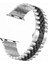 Watch Ultra 49MM Kordon Uyumlu Krd-36 Metal Strap Kayış Zore - Gümüş-Siyah 1