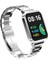 Xiaomi Redmi Watch 2 Lite Uyumlu Krd-60 Metal Kordon Zore - Gümüş 3