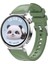 Huawei Watch Gt5 41MM Uyumlu Zore KRD-129 Silikon Kordon Strap Kayış-Yeşil 1